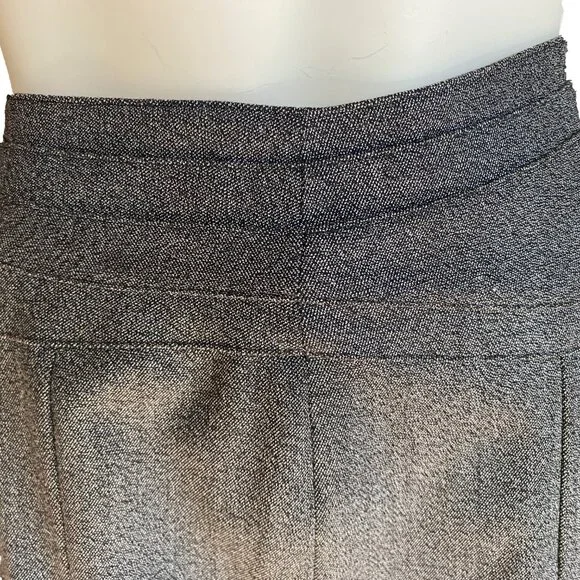 EXPRESS Women's High Waisted Grey Tailored Pencil Houndstooth Skirt S IZE 6 - Picture 6 of 7